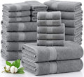 LANE LINEN Luxury 24 PCs Bath Towels Set by LaneLinen