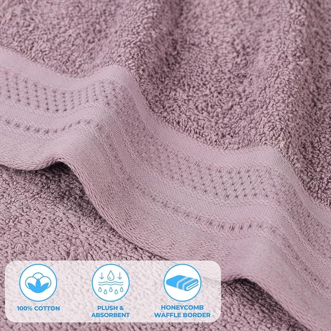 Superior Honeycomb Cotton Medium Weight Towels, - Image 5