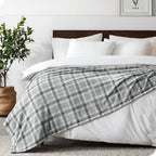 Bare Home Textured Fleece Blanket - Image 4