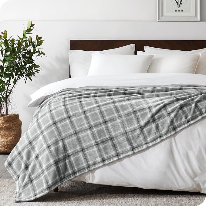 Bare Home Textured Fleece Blanket - Image 4