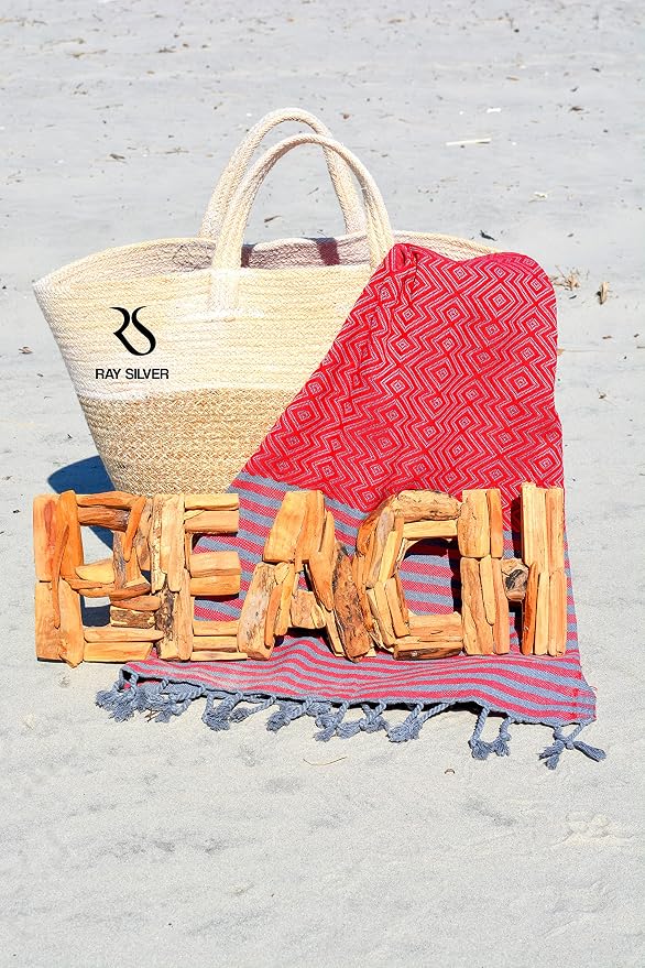 RAY SILVER Turkish Beach Towel - Image 6