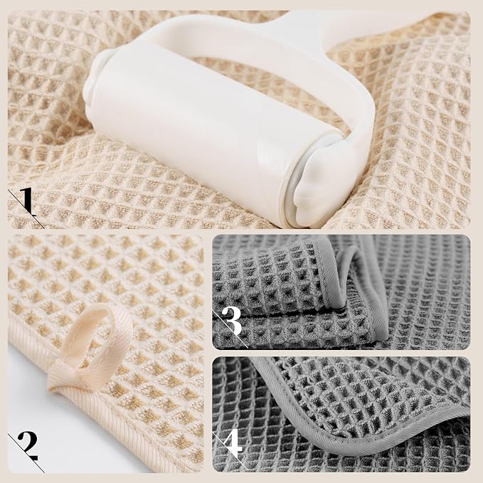 POLYTE 430 GSM Microfiber Oversize Quick Dry Lint Free Bath Towel, 60 x 30 in - Image 4