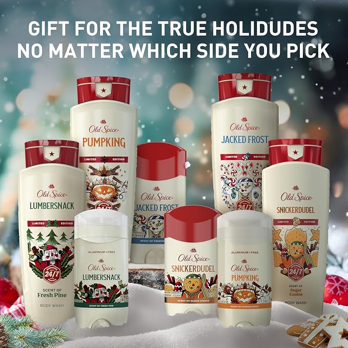 Old Spice Body Wash for Men, Holidudes Holiday Edition, 24/7 Holiday Freshness - Image 10