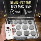SereneLife Hot Stone Massage Kit Portable Heated Rock Therapy System - Image 4