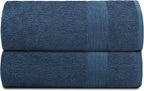 Belizzi Home Premium Cotton Oversized 2 Pack Bath Sheet 35x70-100% Pure Cotton by Unknown