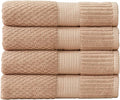 NY Loft 100% Cotton 4 Pack Bath Towel Set| Super Soft & Absorbent Quick-Dry by NYLoft