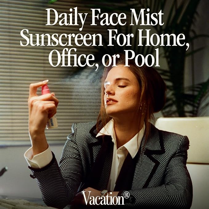 Vacation Mini Super Spritz SPF 50, Water-Resistant, Daily Face Sunscreen Spray - Image 3