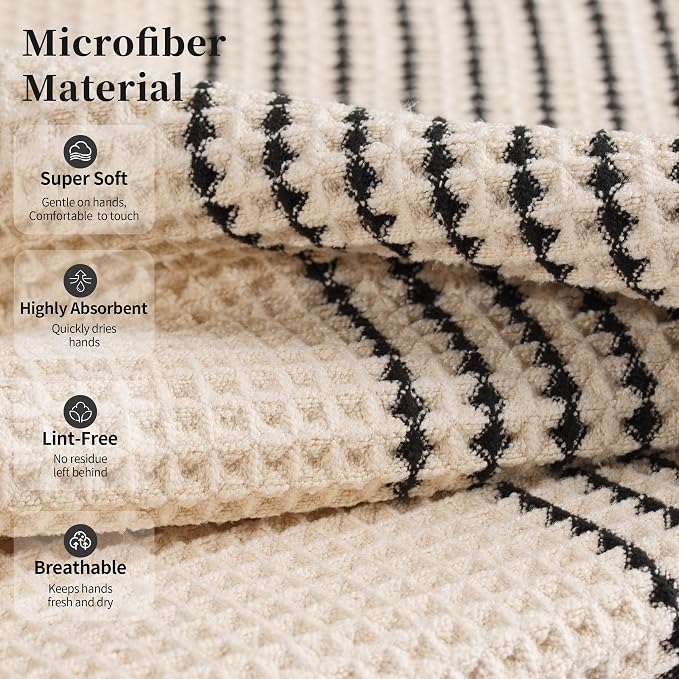 MICROFI New Microfiber Waffle Bath Towels, 2 Pieces, Fast Drying, Lint Free 430 - Image 2