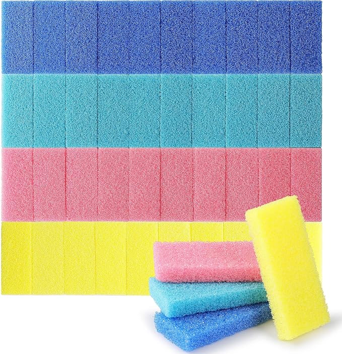Batiyeer 100 Pcs Pumice Stone for Feet Scrubber Dead Skin Disposable Pedicure - Image 8