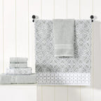 Modern Threads Monroe 6-Piece 100% Cotton Towel Set – Reversible Yarn Dyed - Image 2