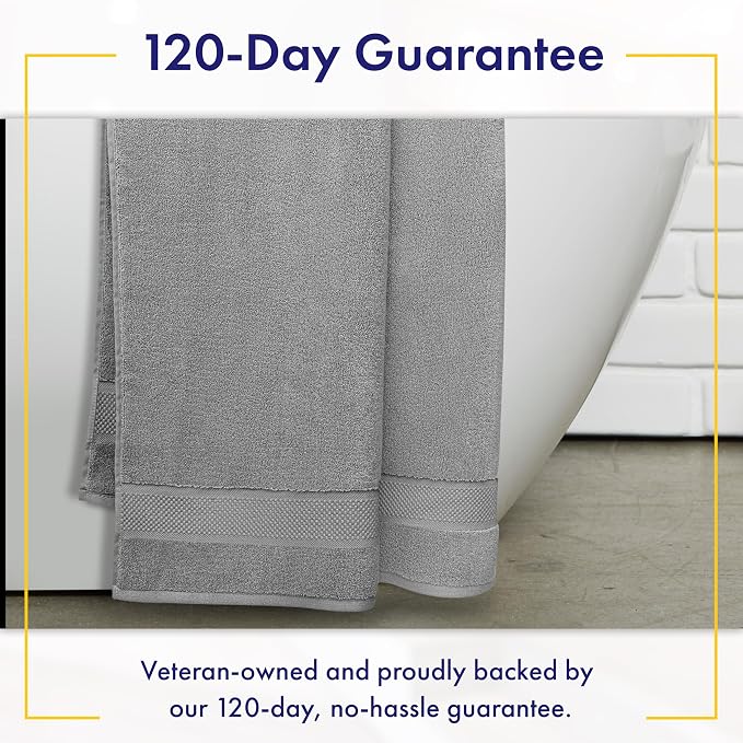 Alusa Home 100% Organic Zero-Twist Cotton Towels - Image 5