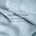 SUPERIOR Egyptian Cotton Pile Bath Towel Set of 2, Ultra Soft Luxury Towels - Image 5