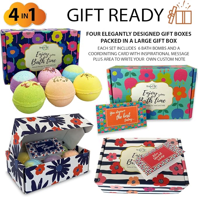 Bath Bombs for Women Gift Set - Image 3