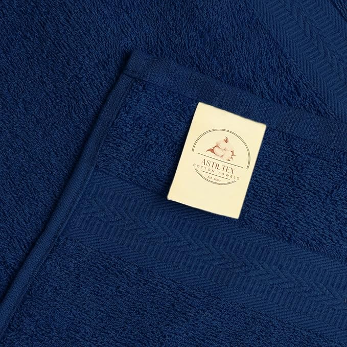 Medium Bath Towels Bulk Set of 12 – 100% Cotton Terry – 24" x 48" – Quick Dry - Image 8