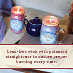 Our Own Candle Company, Falling Leaves Scented Mason Jar Candle, 100 Hour Burn - Image 5