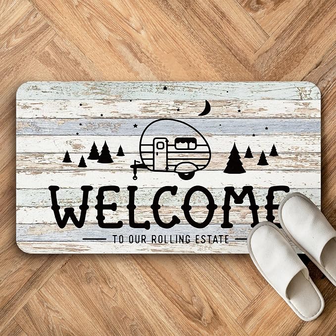 Welcome to Our Rolling Estate Soft Diatom Mud Absorbent Bath Rug 17”x30” - Image 5