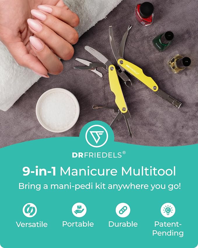 Manicure and Pedicure Kit - 9 in 1 Professional Manicure Set - Image 2