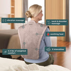 Homedics Vibration Heated Shoulder Massager Wrap, Comfort Pro Elite, Soft Fabric - Image 3