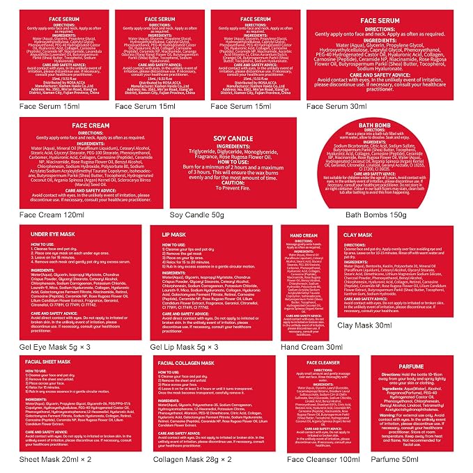 33 Pcs Mother's Day Gifts, Home Spa Kit, Hydrating Skin Care Set, Self Care - Image 9