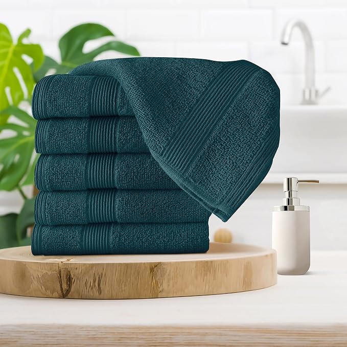 Belizzi Home Ultra Soft 6-Piece Hand Towel Set 16x28-100% Ringspun Cotton - Image 3