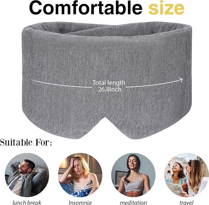 FRESHME Weighted Eye Mask for Sleeping - Image 5
