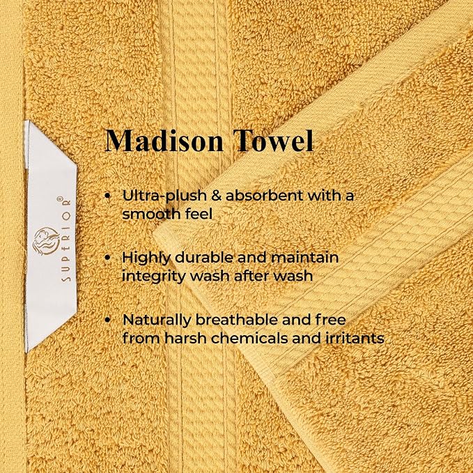 Superior Egyptian Cotton Pile 9-Piece Towel Set, Includes 3 Bath, 3 Hand - Image 6
