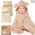 KeaBabies 2-Pack Hooded Baby Towels by KeaBabies