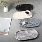Koville Real Luxurious Marble Vanity Tray, Natural Stone Perfume Trays Jewelry - Image 8