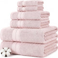 Modern Threads - Spun Loft 6-Piece 100% Combed Cotton Towel Set - Bath Towels by ModernThreads