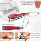 3 Swords Germany – Brand Quality fingernail & toenail Clipper, Pedicure Nail - Image 2