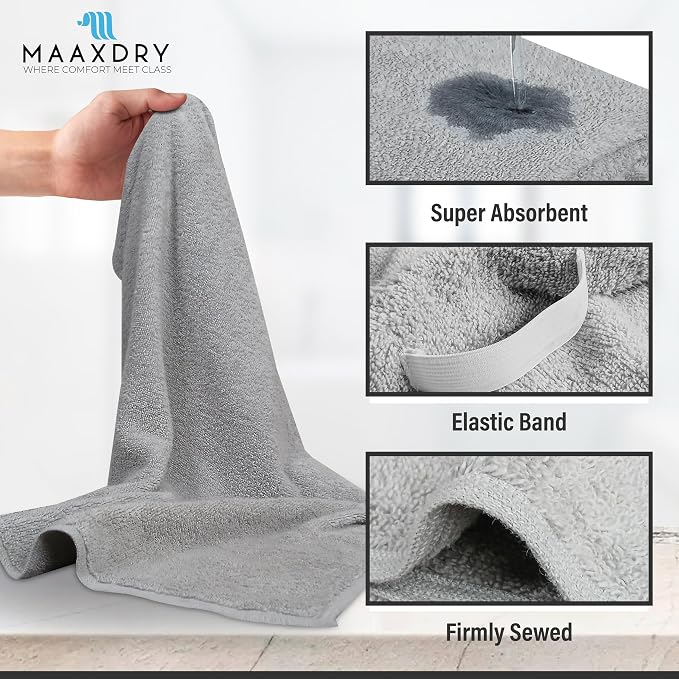 100% Cotton Large Hair Towel Wrap - Image 2