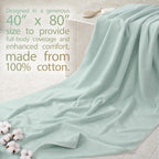 Cotton Paradise 100% Cotton 40x80 Oversized Bath Sheet, Extra Large Turkish - Image 2