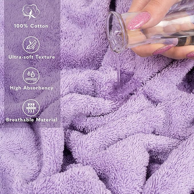 American Soft Linen 100% Cotton 600 GSM Turkish 40x80 Oversized Bath Towel Sheet - Image 4