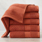 NY Loft 100% Cotton Hand Towel 6 Pack Hand Towel Set | Super Soft & Absorbent - Image 8