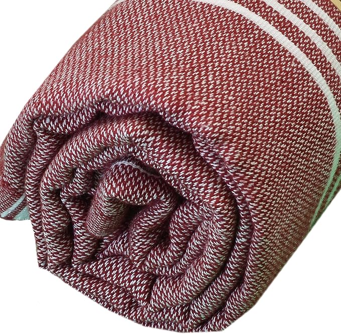 Bersuse Towels Anatolia XL Beach Blanket Throw Blanket Turkish Towel 100% - Image 7