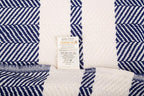 Bersuse 100% Cotton Herringbone XL Throw Blanket - Image 8