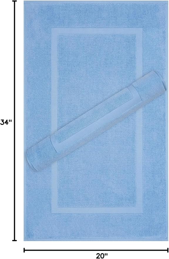 Cotton Paradise 100% Cotton Bath Mats - Image 8