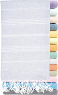 Ray Silver Turkish Beach Towel – 100% Cotton 40x71 Quick Dry Oversized Sand by RaySilver