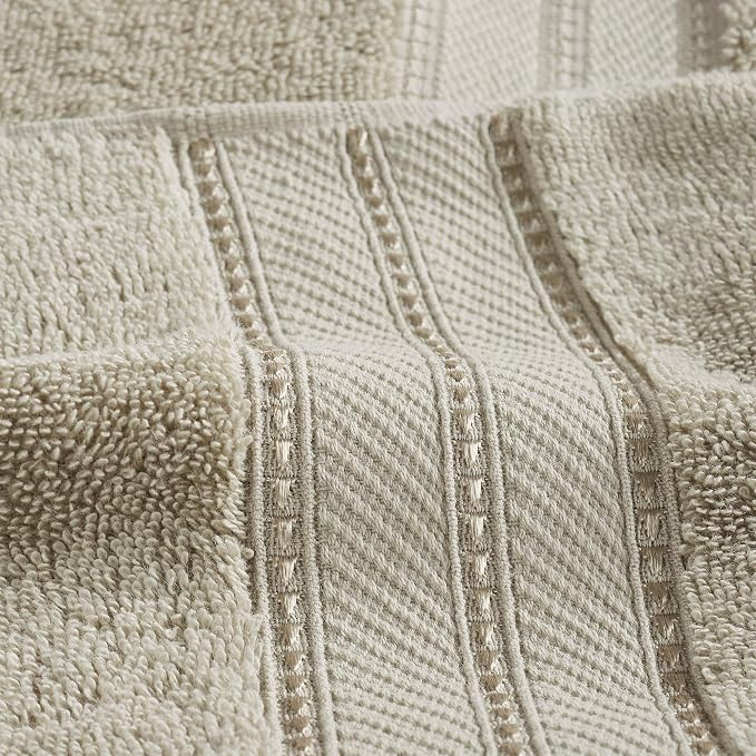 Modern Threads 4-Pack SpunLoft Bath Sheet Sand 35x66 - Image 6