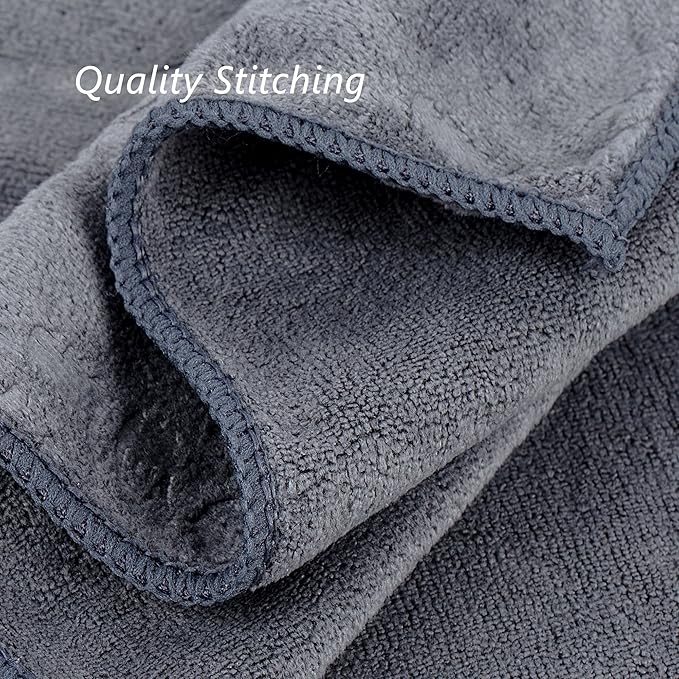 JML Bath Towels 4 Pack, Oversized Microfiber Bath Towels - Image 6