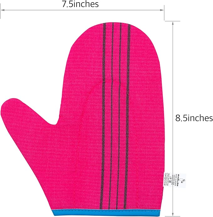 Exfoliating Glove Korean Skin Care Body wash loofah face Lip Body Scrub Dry - Image 7