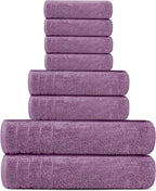 Tens Towels Pack of 8 Towels Set, 2 Extra Large Bath, 2 Hand, 4 Washcloths - Image 5