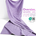 American Soft Linen 100% Cotton 600 GSM Turkish 40x80 Oversized Bath Towel Sheet - Image 3