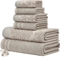 Modern Threads 6 Piece Cotton Bath Towel Set – Ultra Soft 550 GSM Towels – by ModernThreads