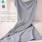Cotton Paradise 100% Cotton 40x80 Oversized Bath Sheet, Extra Large Turkish - Image 3