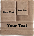 Personalize Your Towels with Custom Embroidery: Names, and Initials. Perfect - Image 2