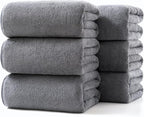 Lumimi Towels 6 Piece Soft Microfiber Bath Towel Set Salon Gym Yoga Travel by Lumimi