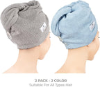 American Soft Linen 100% Cotton Hair Towels - Image 2