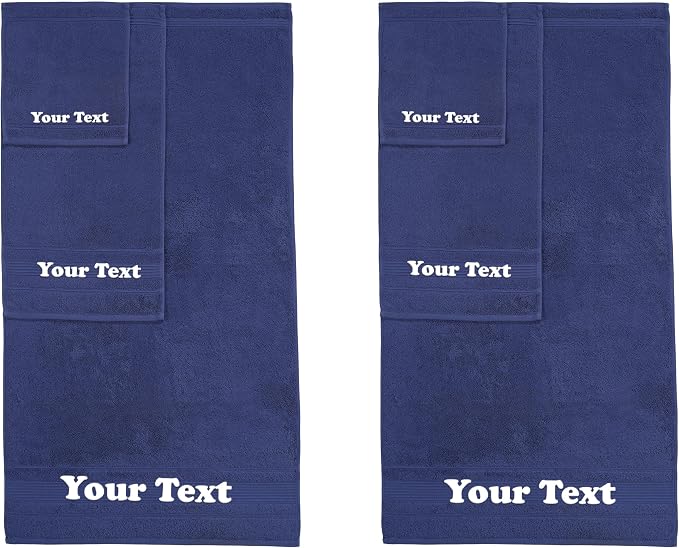 Personalize Your Towels with Custom Embroidery: Names, and Initials. Perfect by Ephesos