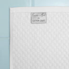 COTTON CRAFT- Euro Spa Set of 4 Luxury Waffle Weave Bath Towels, Oversized Pure - Image 2